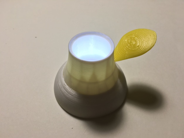 LED socket for a fake light bulb.