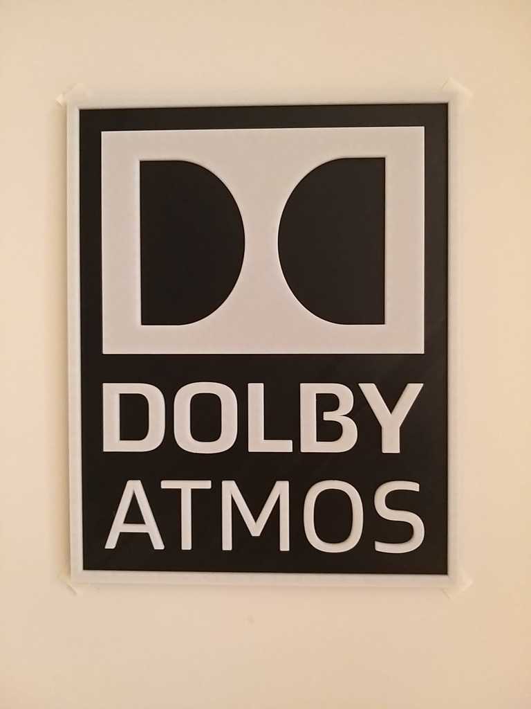 DOLBY ATMOS Vertical Sign