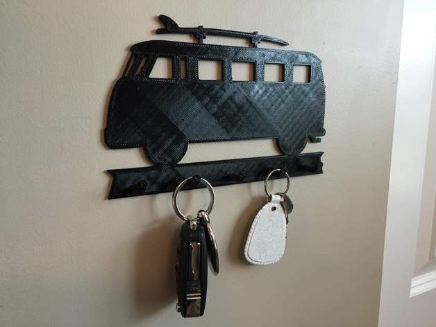 VW Bus Key Rack