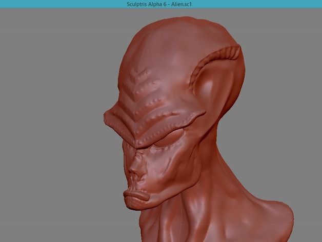 Alien Head sculpt