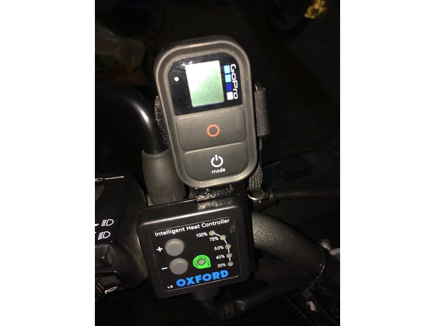 Support Gopro remote - Oxford heated grips