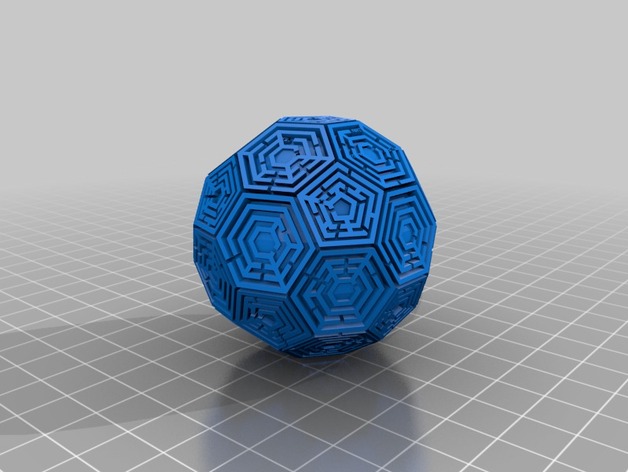 My Customized Maze soccer polyhedron