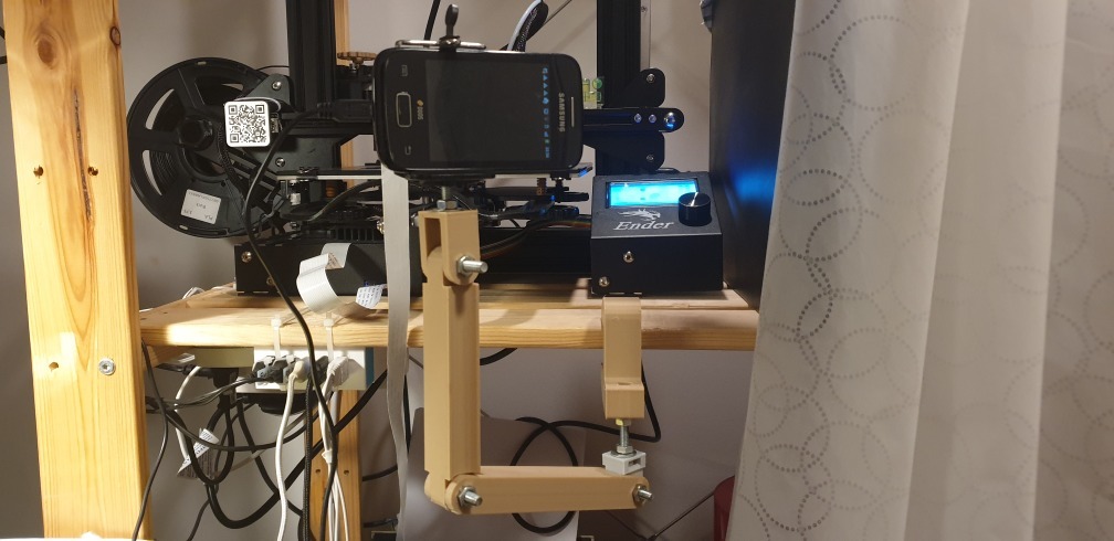 Clamp-on Smartphone Mount/ Holder and Arm