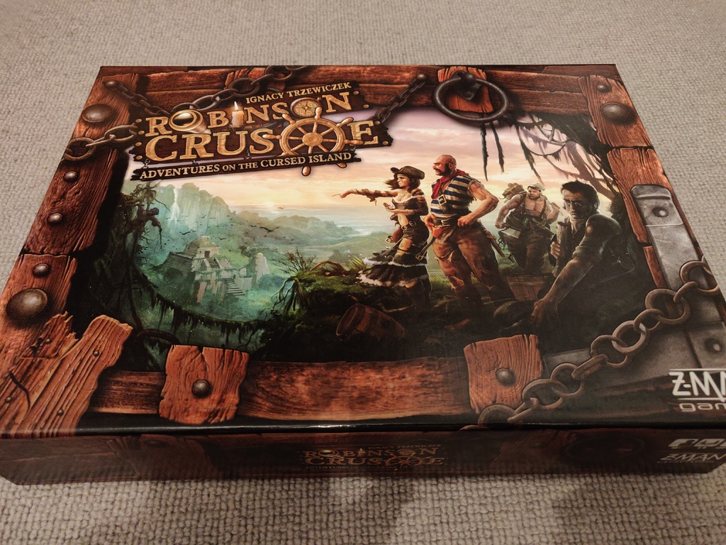 Robinson Crusoe - Adventures on the Cursed Island (1st edition) board game insert