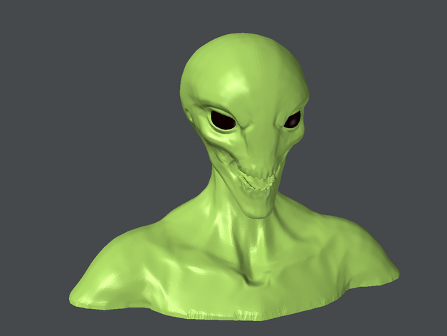 Alien XCOM 2 Sectoid Bust