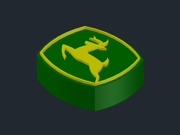 John Deere 3D Logo