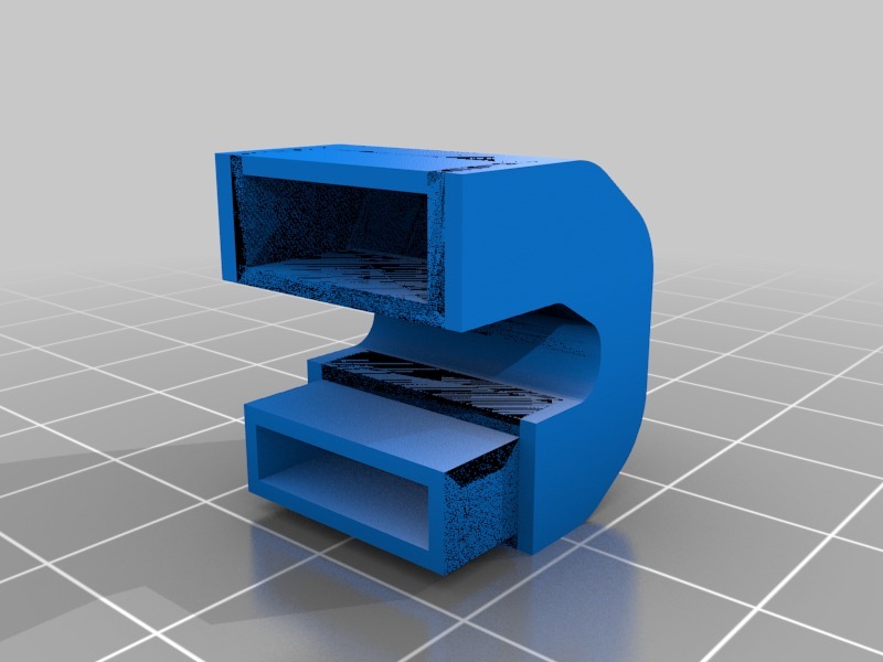 air duct for adventurer 3 nozzle for abs printing.
