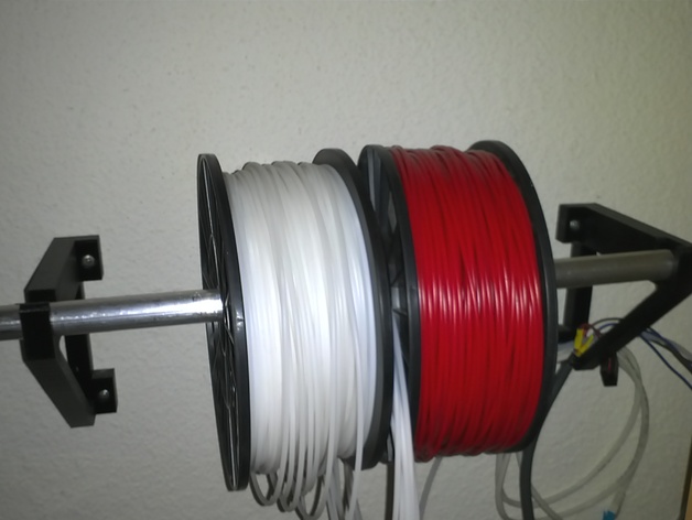 Support spool for rod 20mm