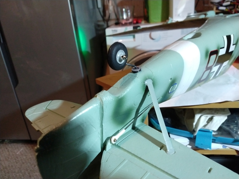 Durafly BF109E tail wheel support mod / fix
