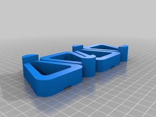 Plant Pot Feet 3D model