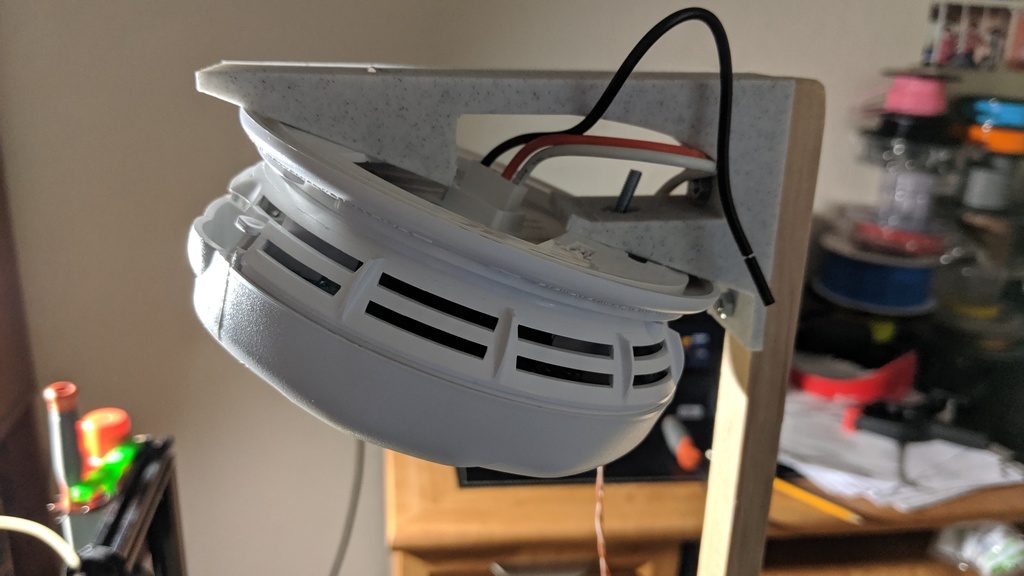Smoke Detector Mount for 3D Printer Safety Switch