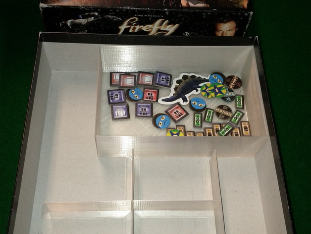 Firefly Boardgame Box Dividers