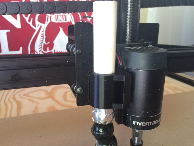 X-Carve spindle dust collector mount
