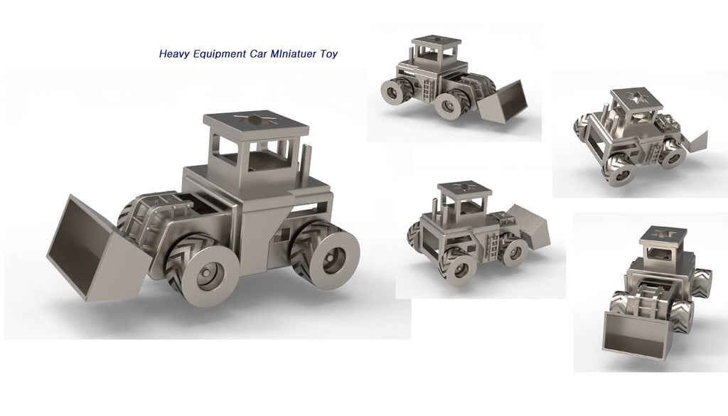 Heavy Equipment Car MIniatuer Toy