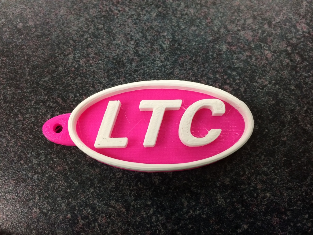 Single LTC Keychain