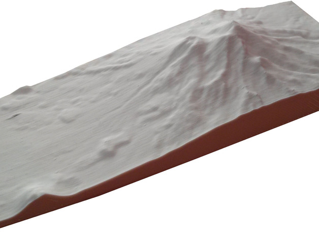 Mt Shasta 3D map
