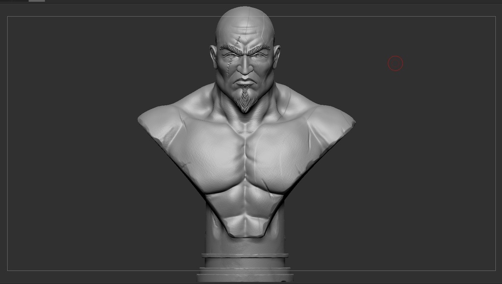 Kratos bust