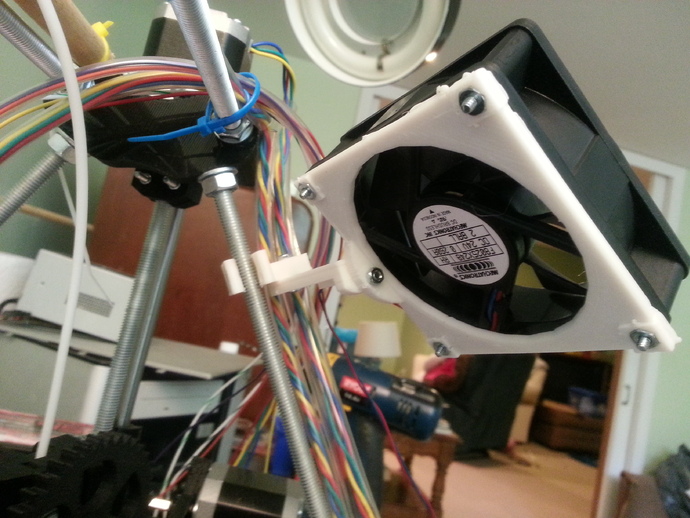 80mm Fan Frame-mount for Reprap printers