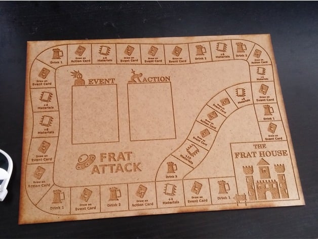 FratAttack - Printable Drinking / Board Game