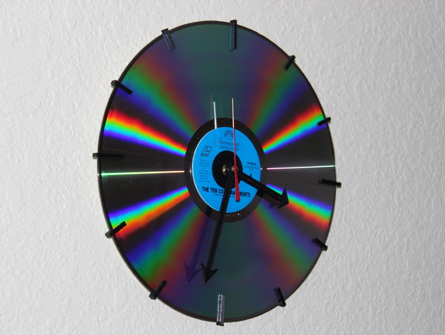 Laser Disc Clock
