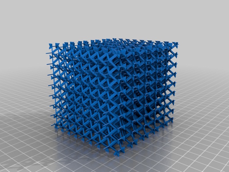 hexagonal intersection crystal structure
