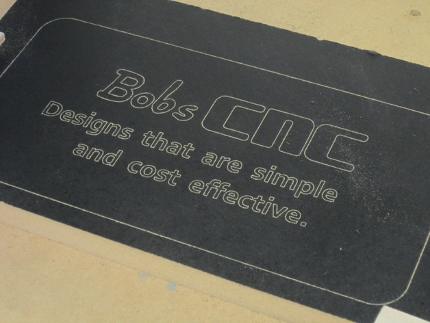 BobsCNC sign made on new CNC router
