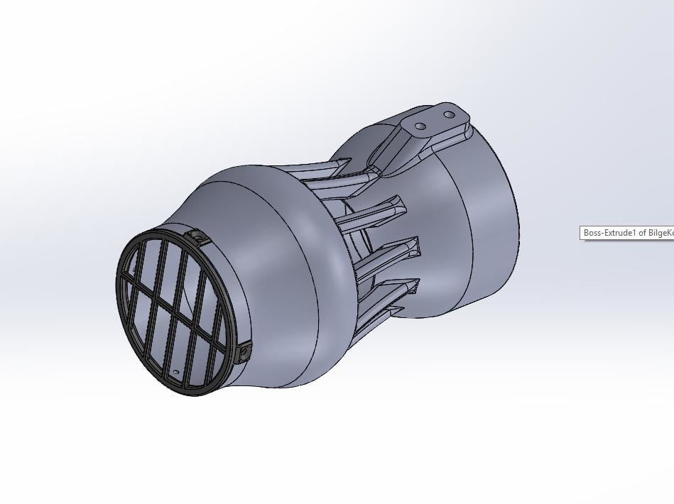 MATE Compatible ROV Kort Nozzle for Bilge Pump Thruster