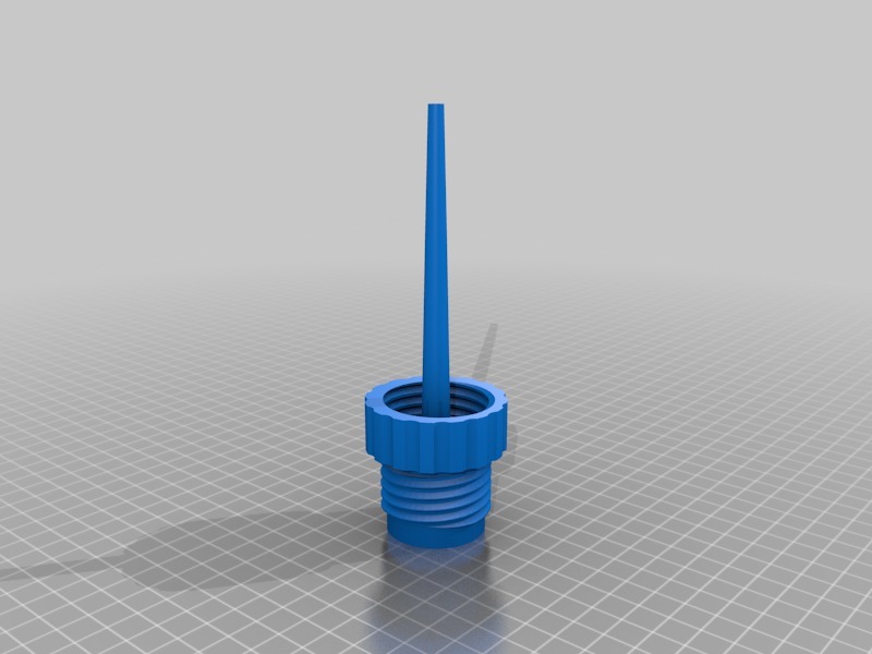 Experimental - Adapter and cap for glass bottles for soda machine