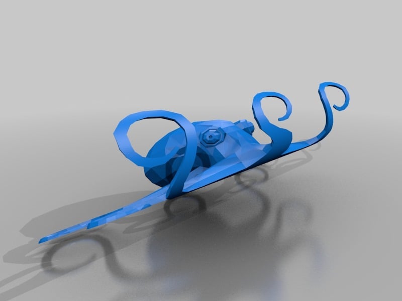 Tentacle Hook by BiduMadio - Thingiverse
