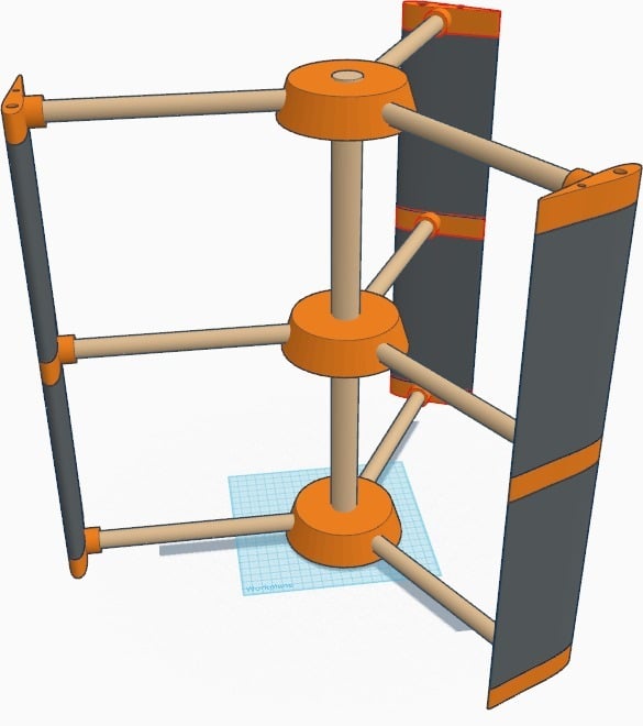 Vertical-axis wind turbine
