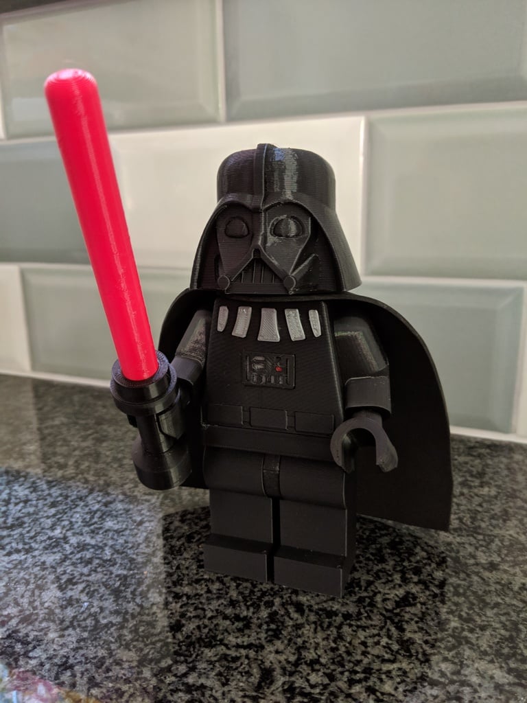 Lego Darth Vader Removable Helmet 