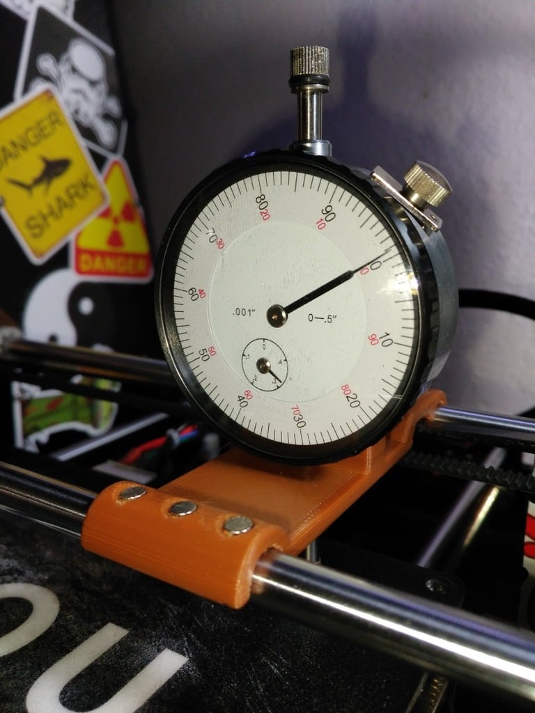 anet a6 dial gauge holder w/10mm shaft
