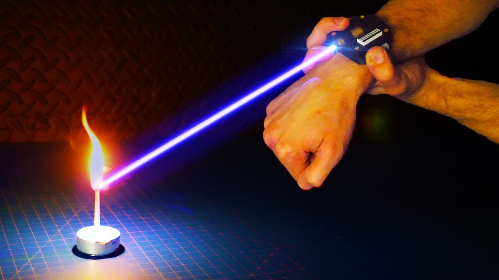Burning Wrist Laser - Iron Man / 007 James Bond Inspired