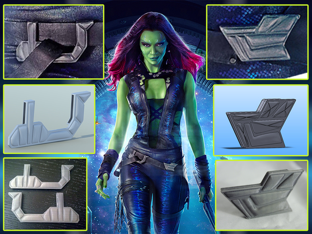 Gamora's Belt Buckles