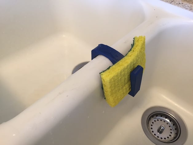 Sink sponge holder