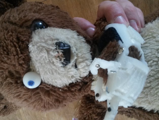 Teddybear Eye - laser shooting bug killing cyber teddy