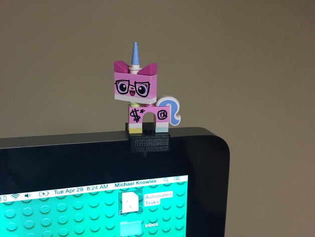 Lego stand for Thunderbolt monitor