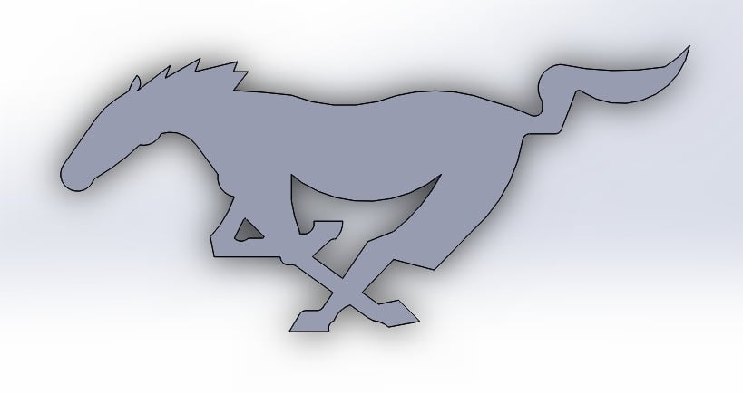 Ford Mustang Logo emblem 