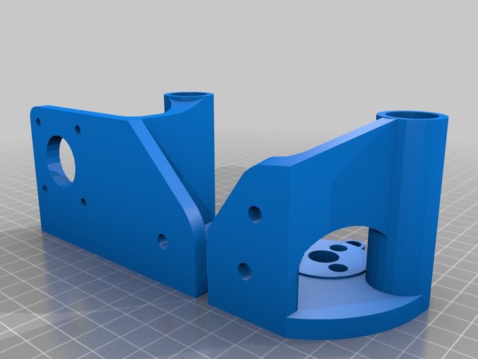 X-ends for holding 20x20 extrusion 3 hole delrin nuts/bushings