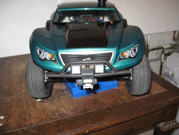 Traxxas Slash Upgrade 3-D Printed Headlights with Winch for RPM Front Bumper