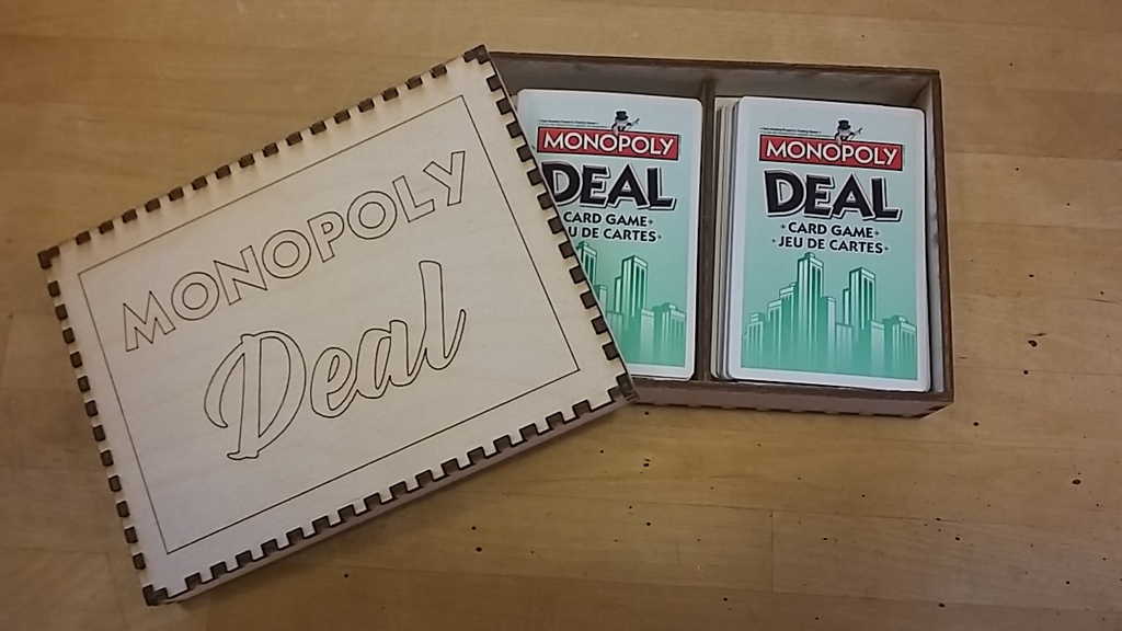 "Monopoly Deal" Card Box