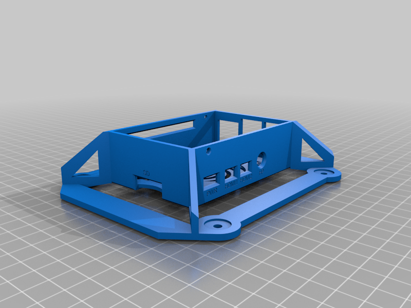Raspberry Pi 4 Case with 100m x 100m VESA Mount