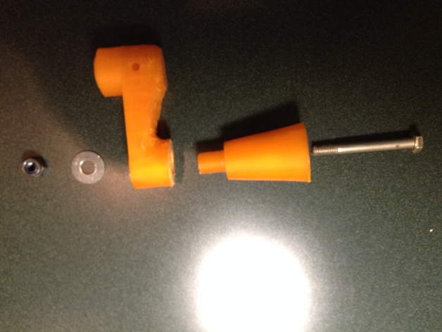 Small crank handle and knob for Black and Decker workmate