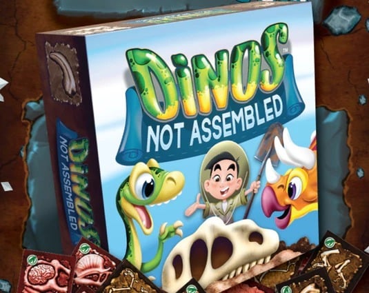 Dino Meeples from Dinos Not Assembled Game