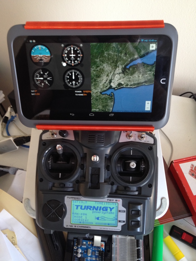 7" Tablet/LCD Mount Turnigy 9x or 9xr