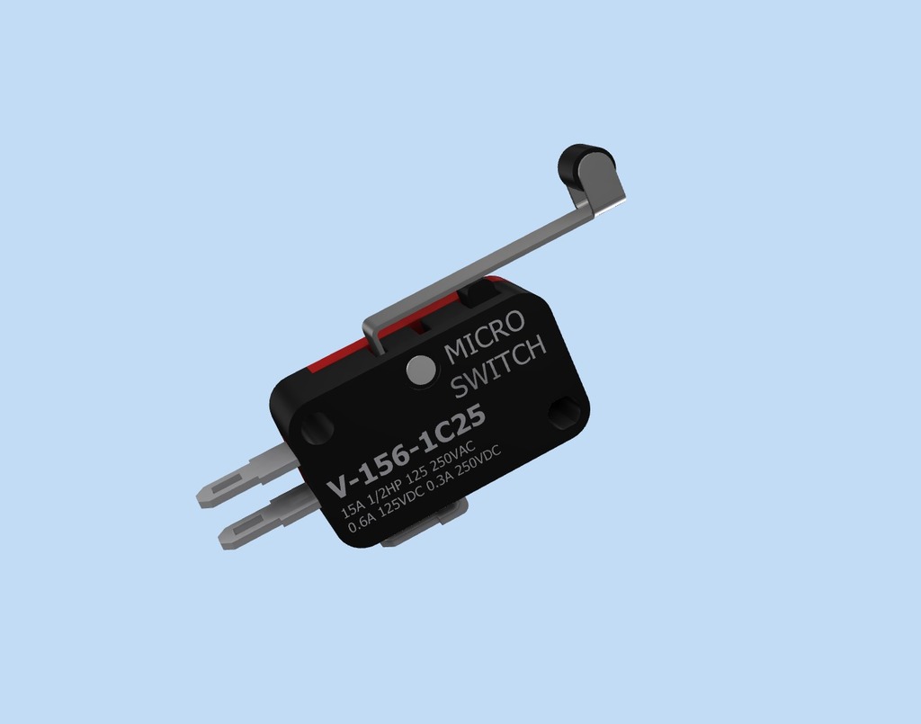 Model - Miniature Basic Switch V-156-1C25
