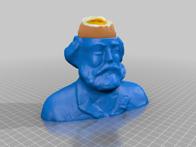 egg cup Karl Marx  -enjoy