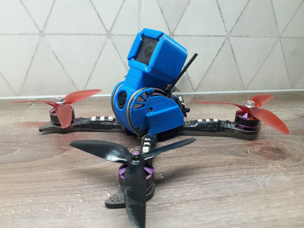 Furibee X215 Pro GoPro Hero 5 Session mount + side covers