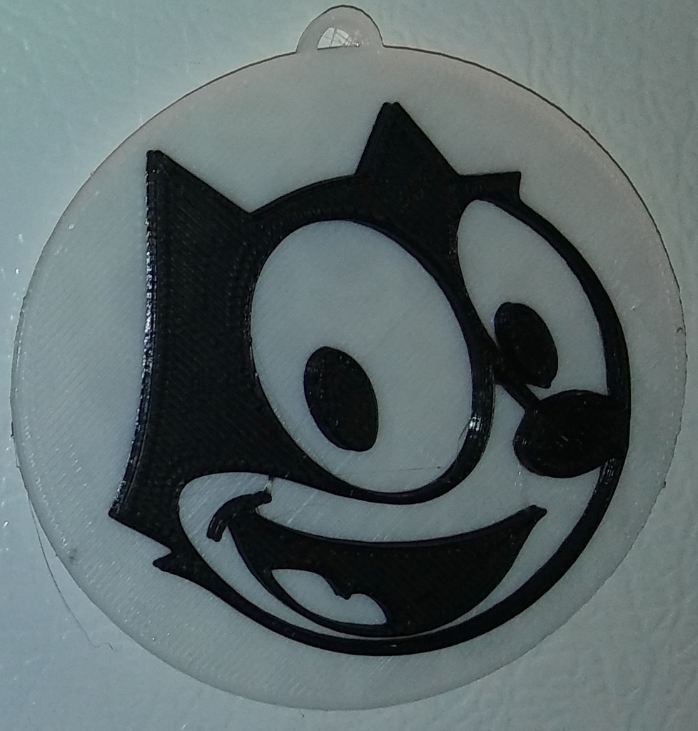 Felix the Cat Magnet & Ornament - Face Only / IEC3D