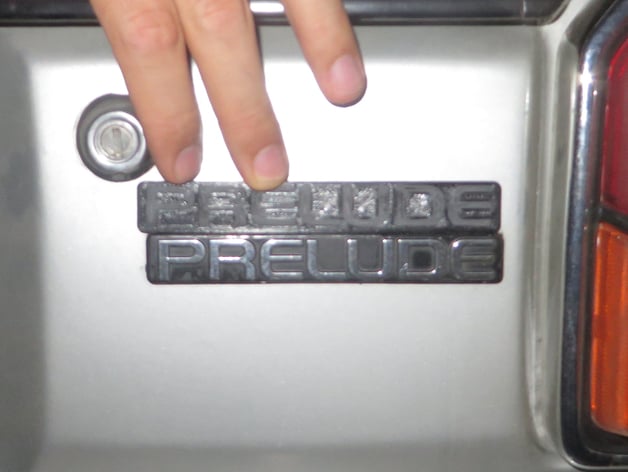 Honda Prelude (1979-1982) Rear "Prelude" badge